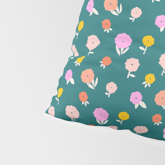 Holiday Blooms Pattern Pillow Sham Gallery Image 4