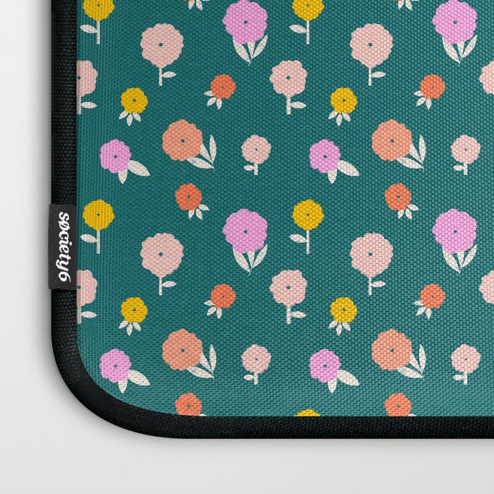 Holiday Blooms Pattern Laptop Sleeve Gallery Image 3