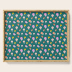 Holiday Blooms Pattern Serving Tray Gallery Image 1