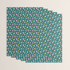 Holiday Blooms Pattern Wrapping Paper Gallery Image 3