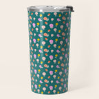 Holiday Blooms Pattern Travel Mug Gallery Image 2