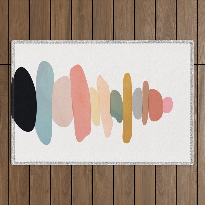 Balancing Stones 22 Outdoor Rug Gallery Image 1