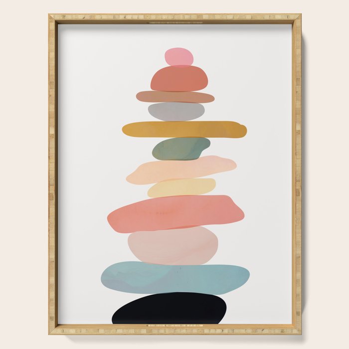 Balancing Stones 22 Serving Tray Gallery Image 1