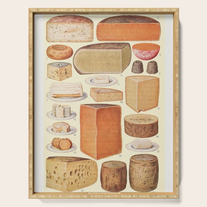 Vintage Cheese Serving Tray Gallery Image 1