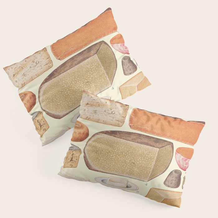Vintage Cheese Pillow Sham Gallery Image 3