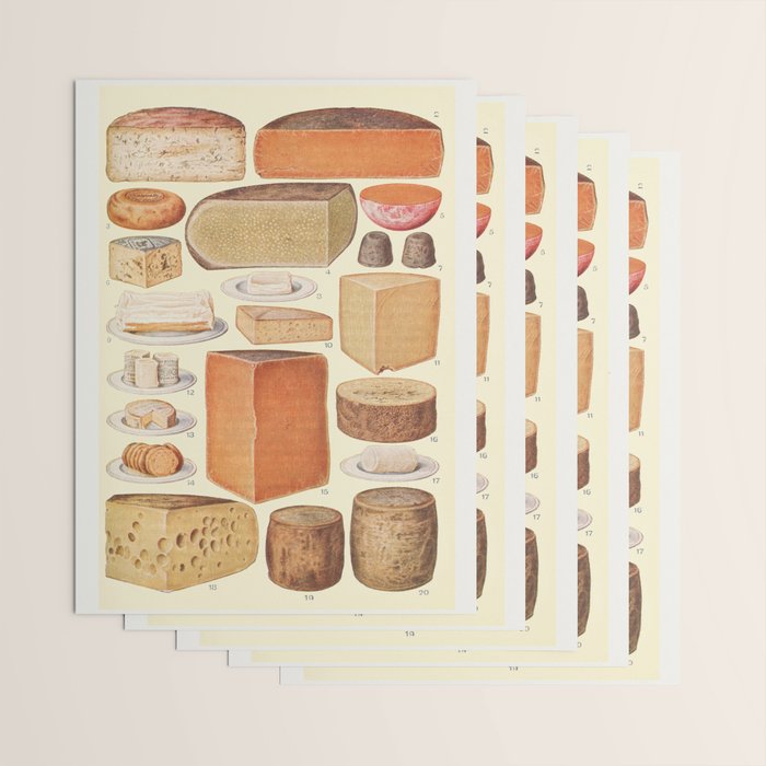 Vintage Cheese Wrapping Paper Gallery Image 3