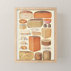 Vintage Cheese Mini Art Print Gallery Image 1