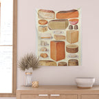 Vintage Cheese Wall Tapestry Gallery Image 2