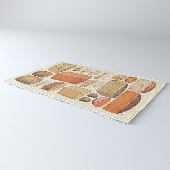 Vintage Cheese Rug Gallery Image 3