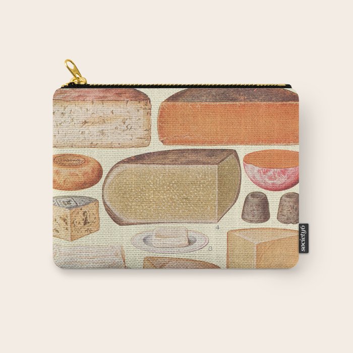 Vintage Cheese Carry All Pouch Gallery Image 1