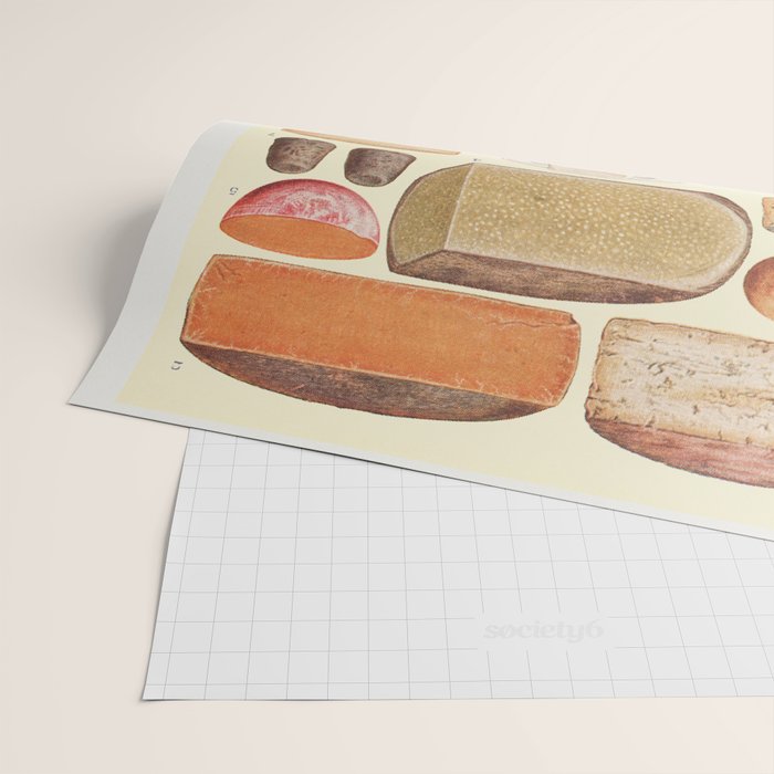 Vintage Cheese Wrapping Paper Gallery Image 2