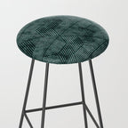 cadence triangles - dark green Stool Gallery Image 2