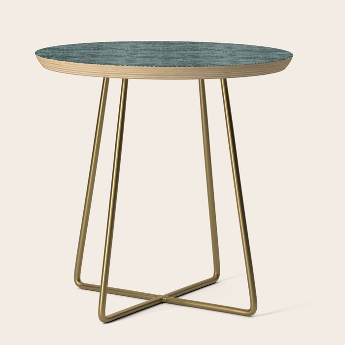 cadence triangles - dark green Side Table Gallery Image 1