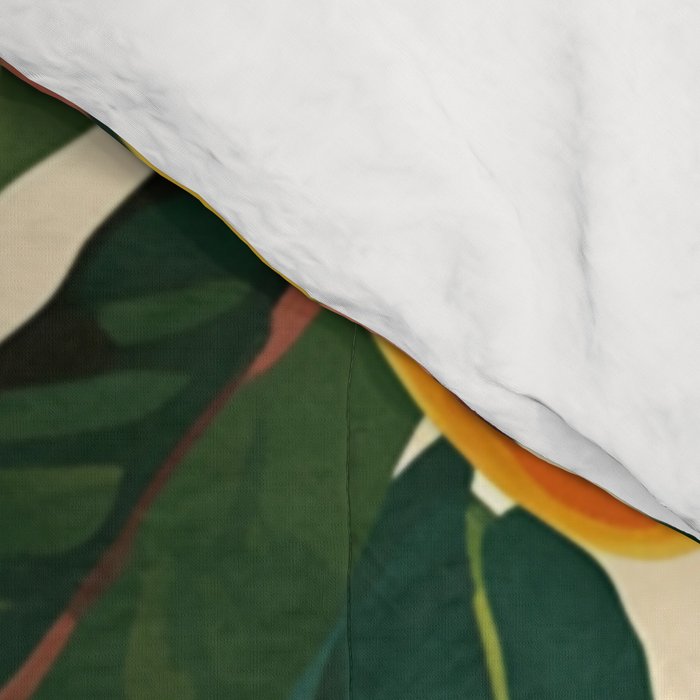 Yellow Mangos Summer Tropical Pattern Comforter Gallery Image 4