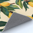 Yellow Mangos Summer Tropical Pattern Rug Gallery Image 4