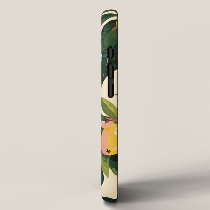 Yellow Mangos Summer Tropical Pattern iPhone Case Gallery Image 2
