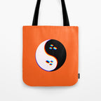 Spooky Yin Yang 3D Tote Bag Gallery Image 1