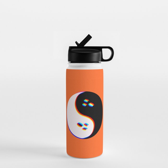 Spooky Yin Yang 3D Water Bottle Gallery Image 1