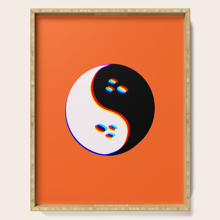 Spooky Yin Yang 3D Serving Tray Gallery Image 1