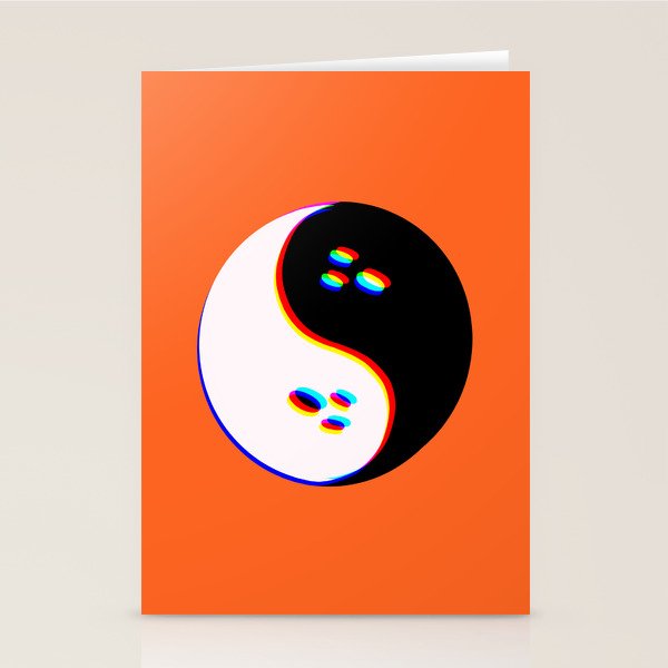Spooky Yin Yang 3D Stationery Card Gallery Image 2