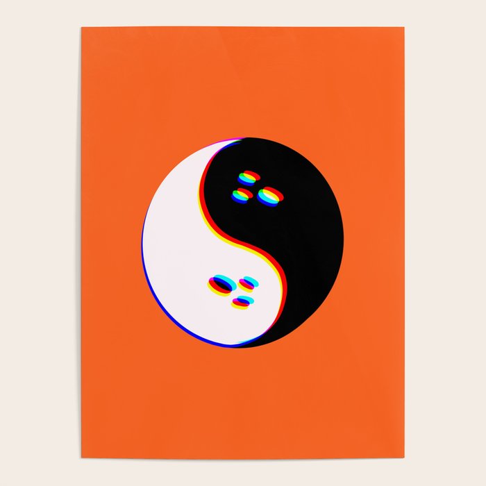 Spooky Yin Yang 3D Poster Gallery Image 4