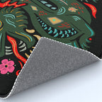 Dragon - Red, Black, Green Rug Gallery Image 4