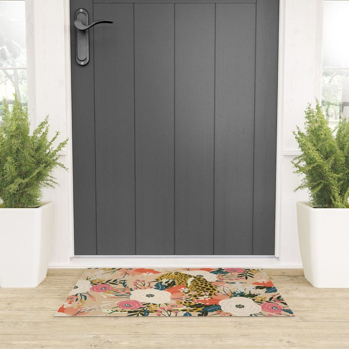 Simba Cheetah Prints Welcome Mat Gallery Image 3