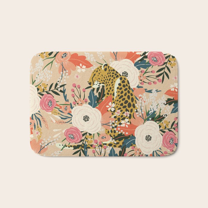 Simba Cheetah Prints Bath Mat Gallery Image 1
