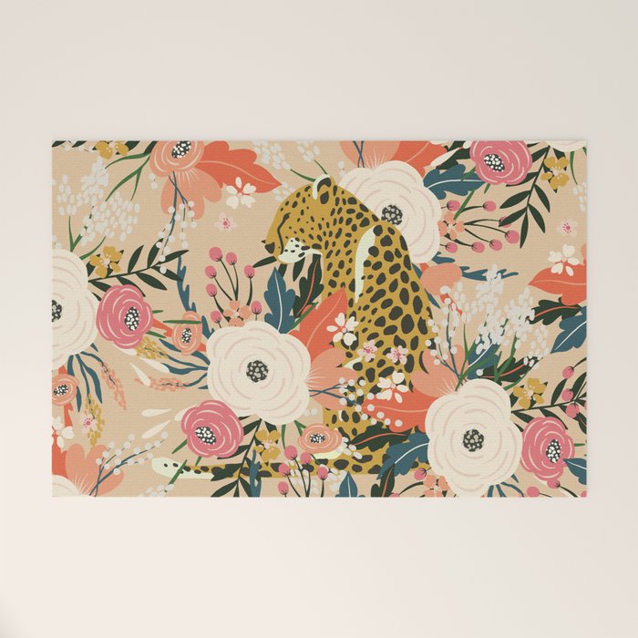 Simba Cheetah Prints Welcome Mat Gallery Image 1