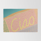 Ciao / Hello Italy Beach Umbrellas - Aerial Italian Rug Gallery Image 2