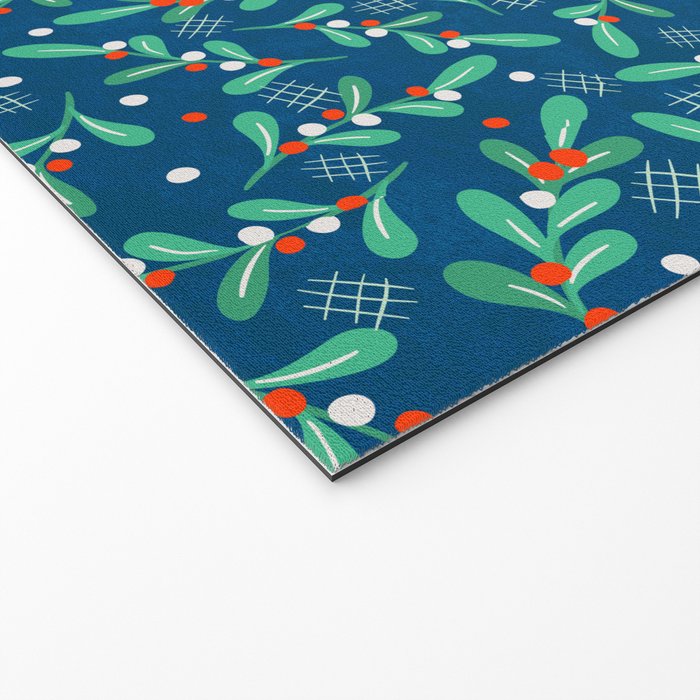 Misseltoe -  christmas pattern no1 Welcome Mat Gallery Image 2