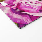 Love, Floral Typography Valentine's Graphic Design, Eclectic Modern Boho Botanical Rose Illustration Welcome Mat Gallery Image 2