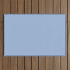 Sky Blue Solid Color Outdoor Rug Gallery Image 1