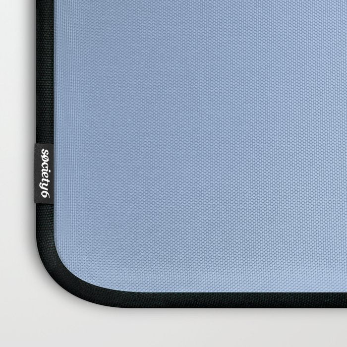 Sky Blue Solid Color Laptop Sleeve Gallery Image 3