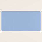 Sky Blue Solid Color Desk Mat Gallery Image 3