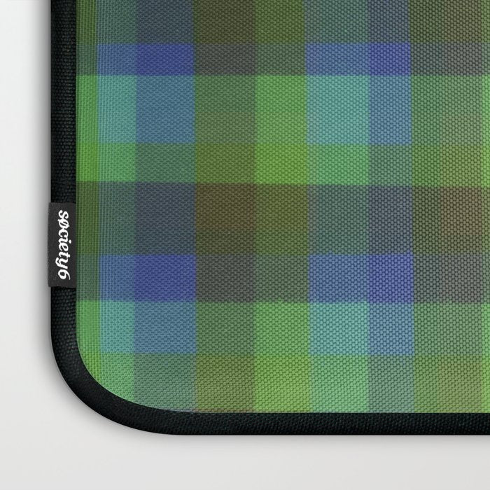Green squared Laptop Sleeve Gallery Image 3