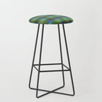 Green squared Stool Gallery Image 1
