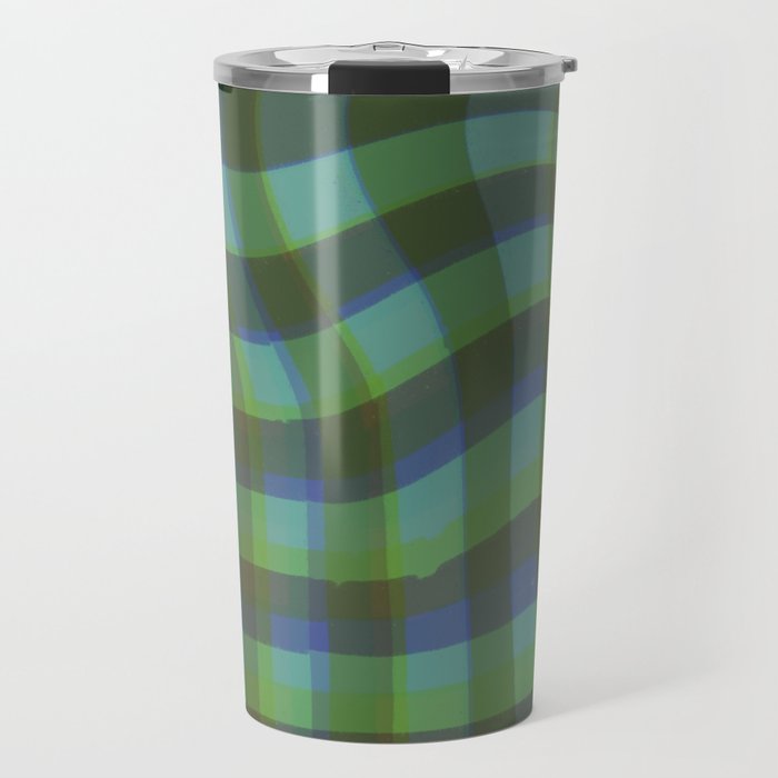 Green squared Travel Mug Gallery Image 1