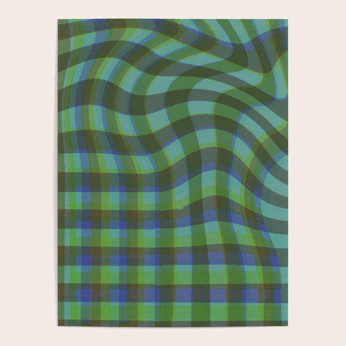Green squared Poster Gallery Image 4