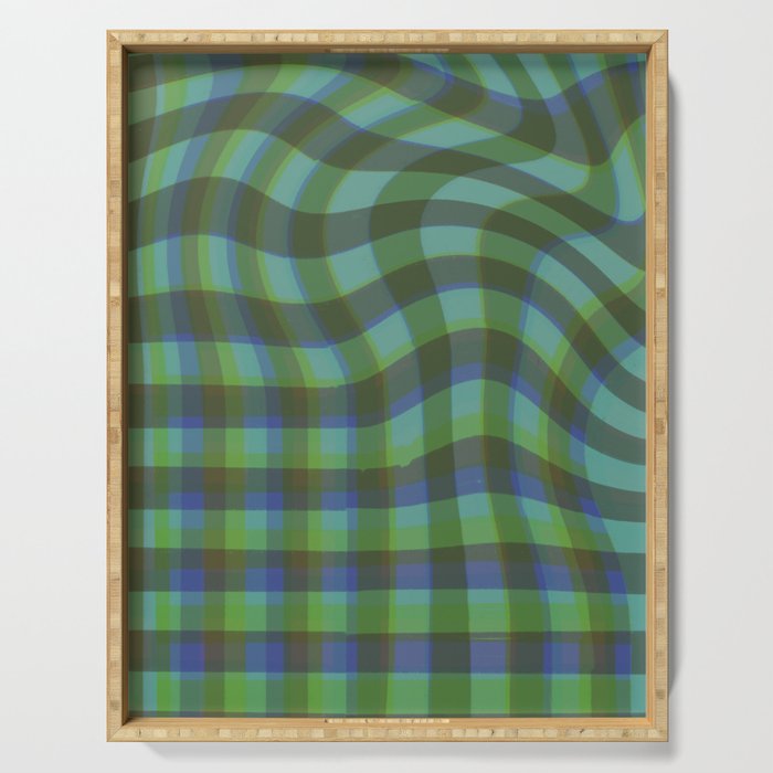 Green squared Serving Tray Gallery Image 1