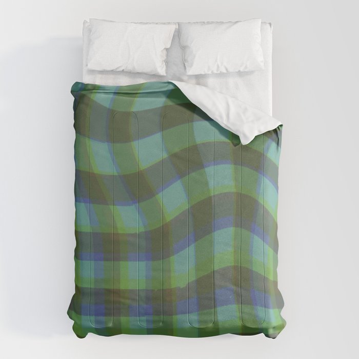 Green squared Comforter Gallery Image 6