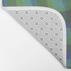 Green squared Bath Mat Gallery Image 2