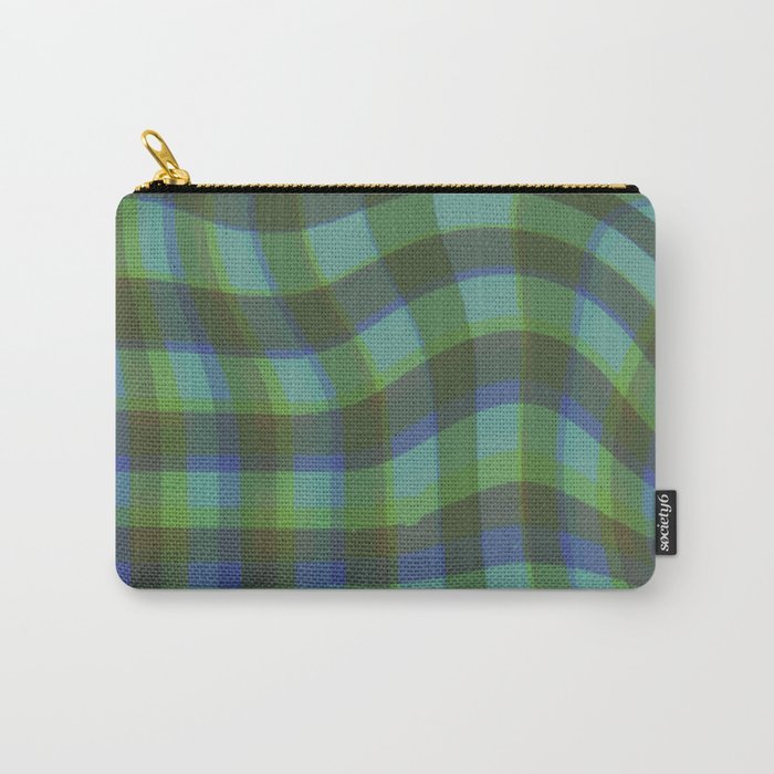 Green squared Carry All Pouch Gallery Image 1