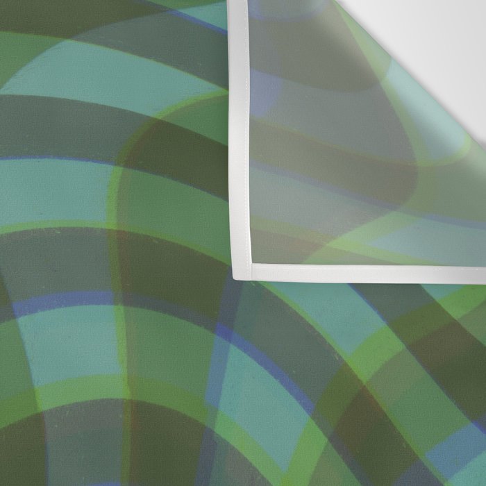 Green squared Wall Tapestry Gallery Image 3