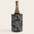 Celestial Cecropia - Black red & gold Wine Chiller Gallery Image 1