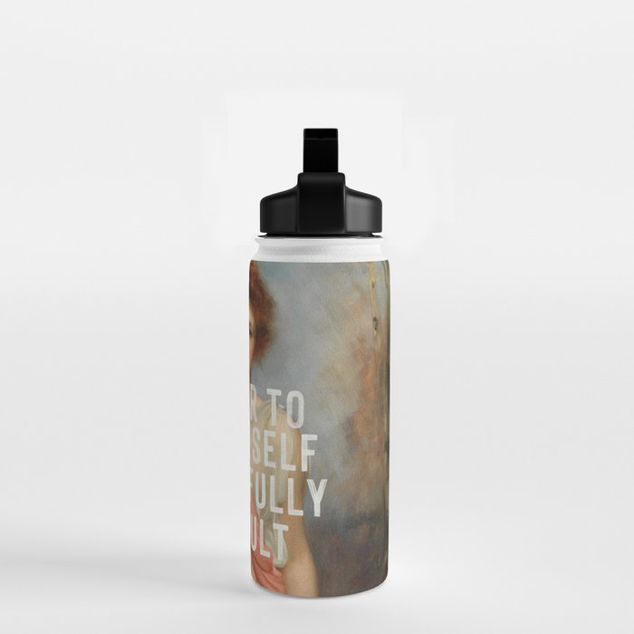 I Prefer to Call Myself Delightfully Difficult - Funny Feminist Water Bottle Gallery Image 2