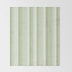 Classic Stripes XXI - Pastel Natural Green Throw Blanket Gallery Image 2