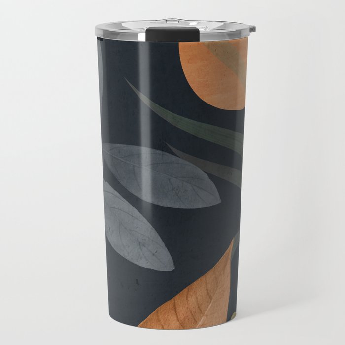 Abstract Art Tropical Leaves 119 Travel Mug Gallery Image 1