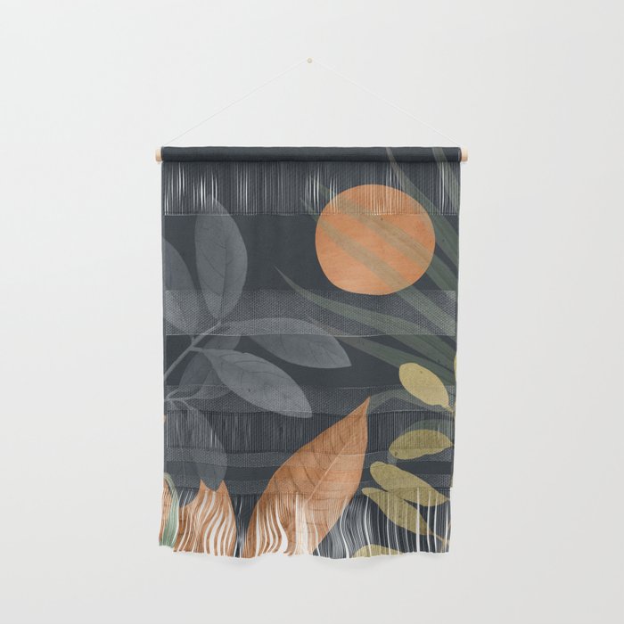 Abstract Art Tropical Leaves 119 Wall Hanging Gallery Image 1