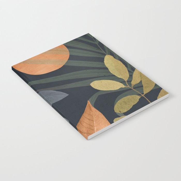 Abstract Art Tropical Leaves 119 Notebook Gallery Image 2